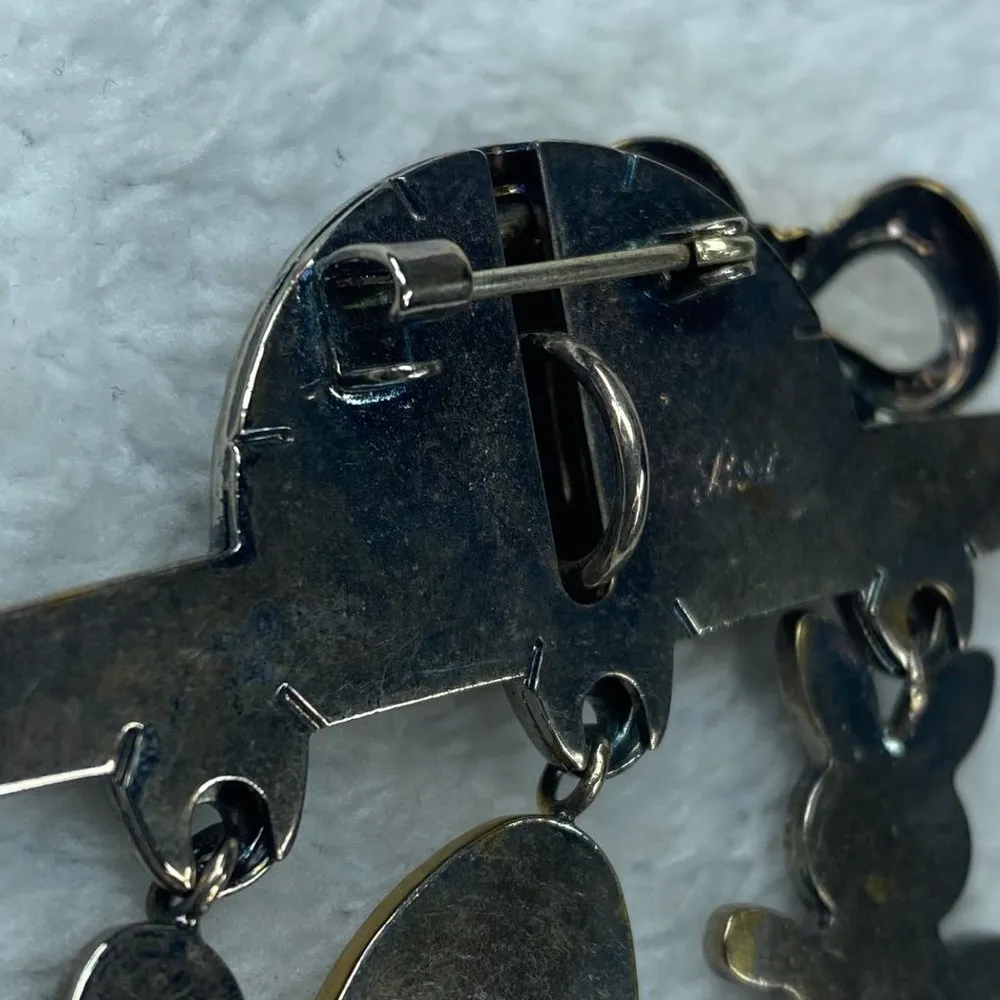 Best Branded Silver Gold Color Easter Pin Brooch Pendant Rabbit Duck Egg Dangles - Image 13