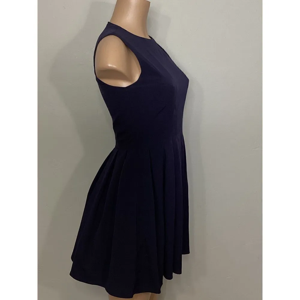 New. French Connection navy fit & flare dress. Runs big. Retails $129. - Image 8