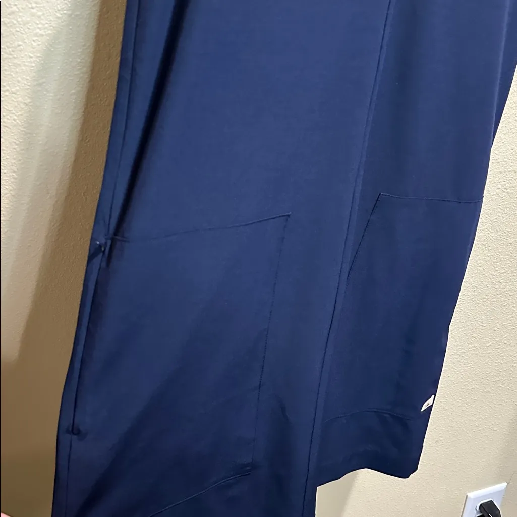 Faherty Size XS All Day Vneck Dress Blue - Image 6