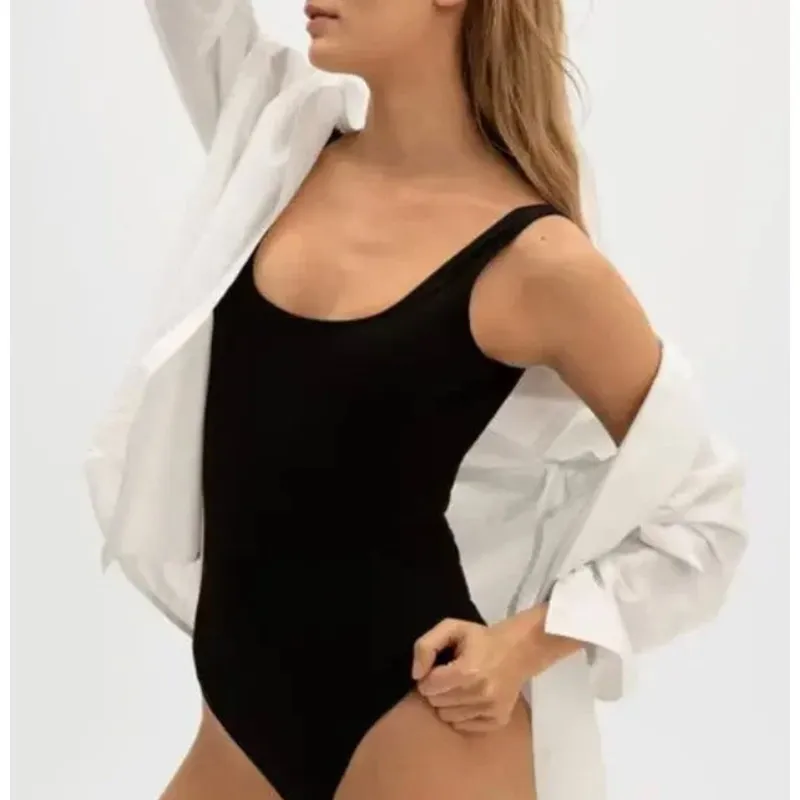 Everlane ReNew Women’s Black The Square-Neck One Piece Swimsuit XL - Image 12