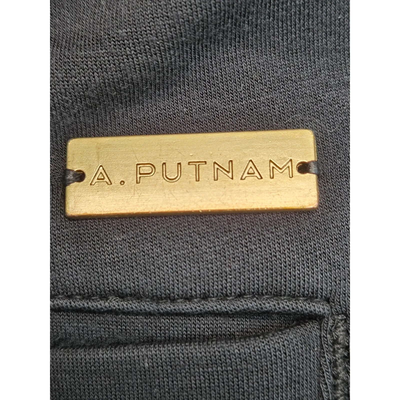 A. Putnam Hoodie Track Suit Set Pebble Beach — XL Athleisure Black Cotton Blend - Image 11