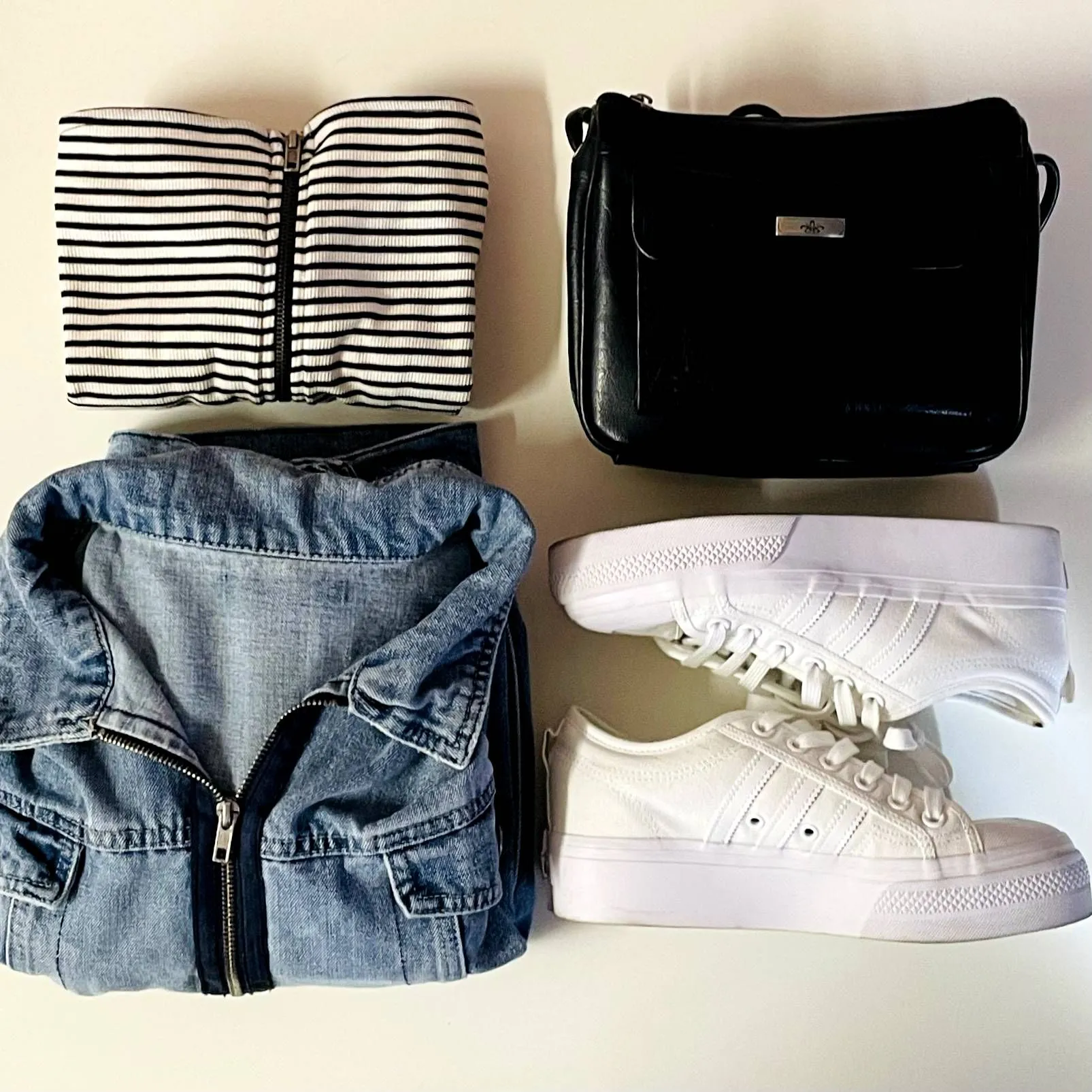 Urban Outfitters Cream/Black Striped Zip-Front Strapless BodyCon Dress Sz S NWT - Image 3