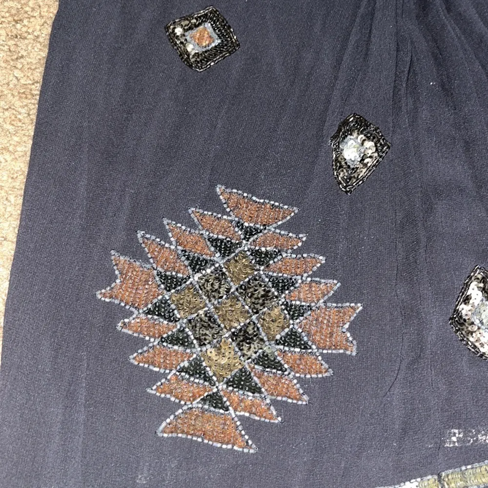 AllSaints Spitalfields Paloma Chariot Beaded Sequin Silk Tunic Dress 6 - Image 9