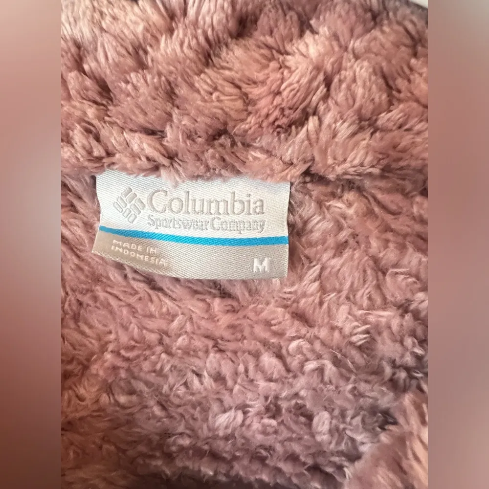 Columbia Women's Teddy Zipper Pullover  color Fig - Image 4