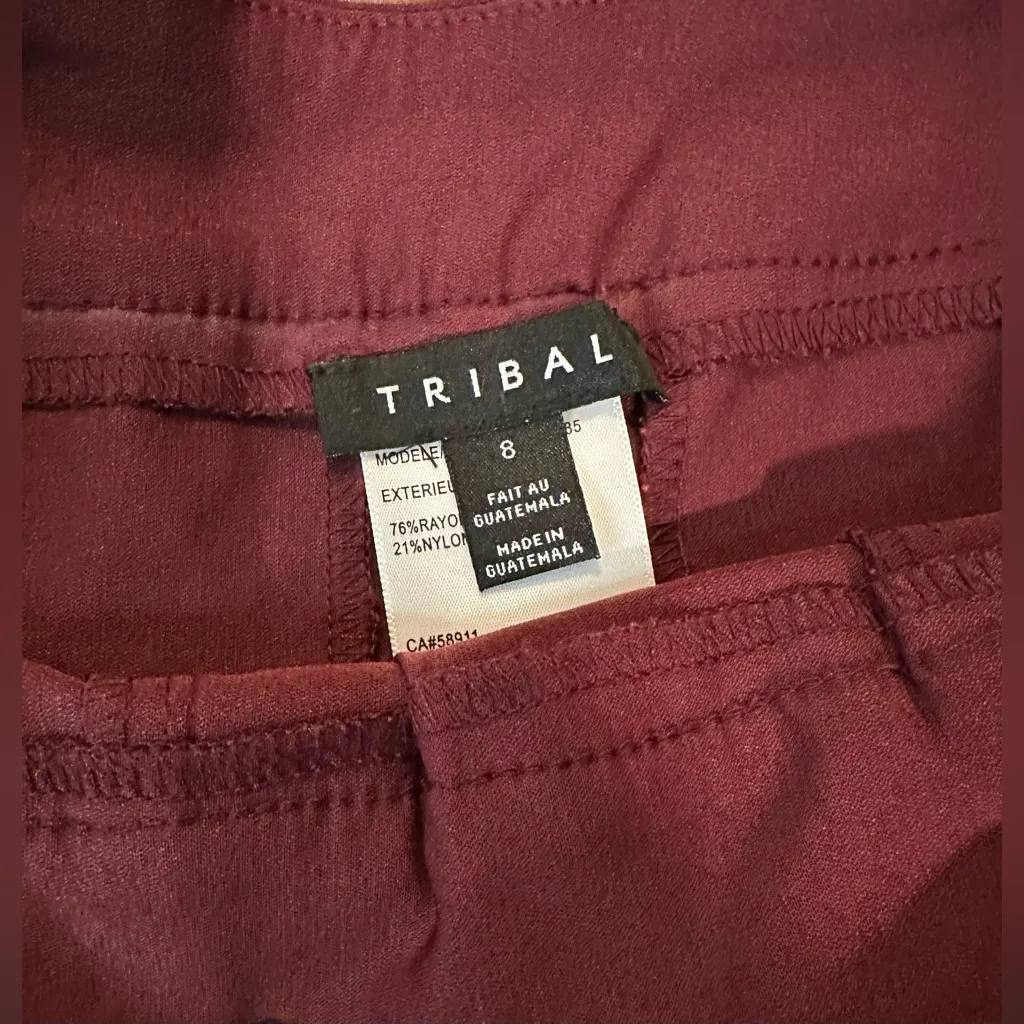 Tribal Burgundy/Maroon Wide - Image 3