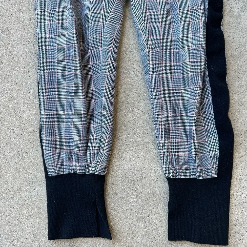 3.1 Phillip Lim Plaid Wool Mix Media Pants - Image 4