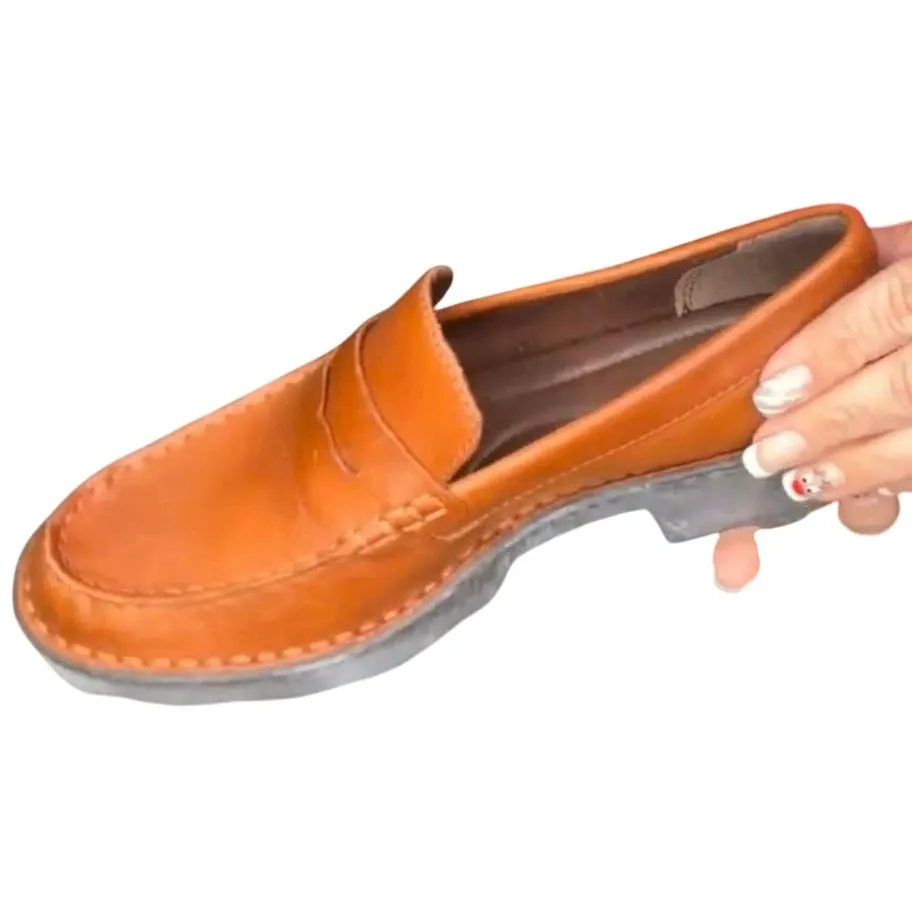 BORN Penny Loafers Size 6.5 New without Box Brown - Image 8