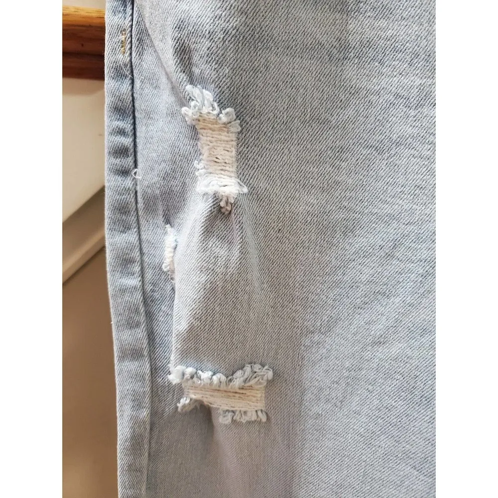 Celebrity Pink Women Blue Denim High Rise Cotton Slim Straight Jeans Size 7/28 - Image 5