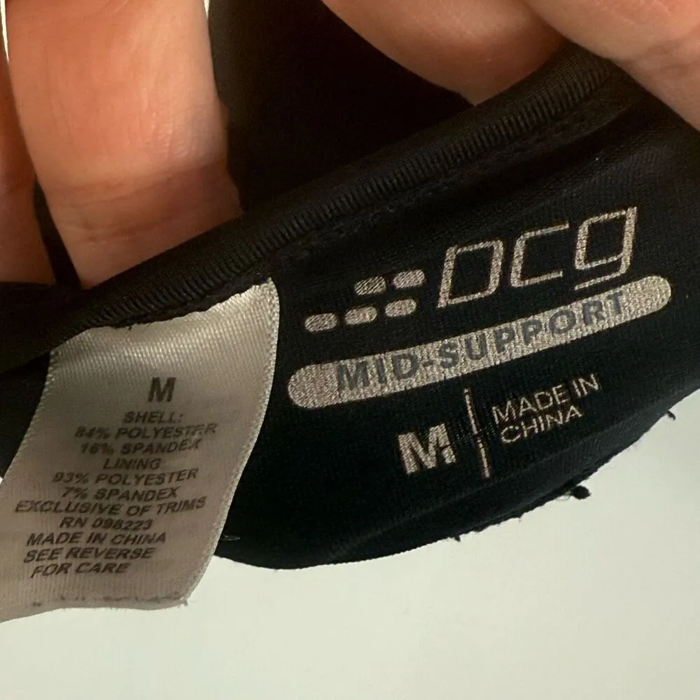 C20  BCG mid support crisscross back sport bra size medium - Image 7