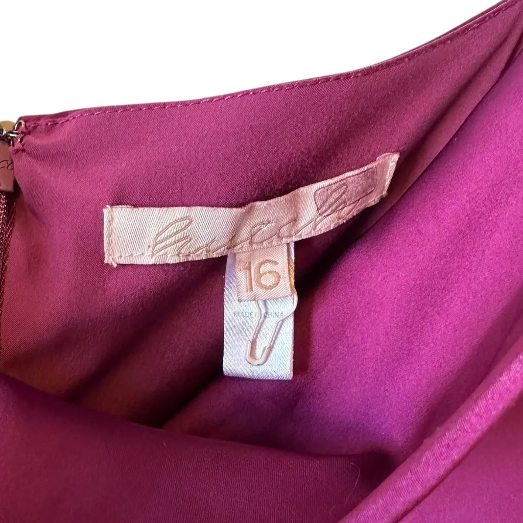 Hutch Carver Gown in Purple Satin – Women’s Size 16 - Image 8