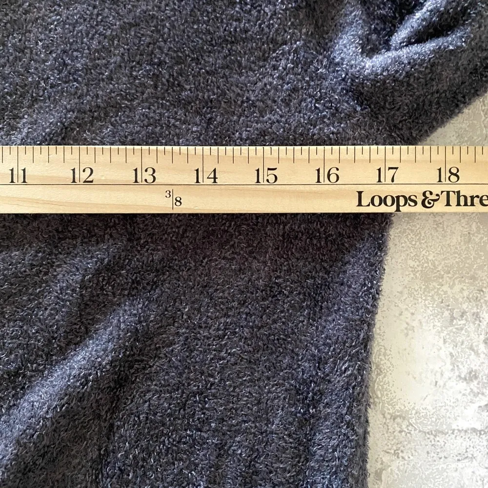 Barefoot Dreams Cozychic Lite Pacific Clue Santa Monica Cardi Sz S - Image 6