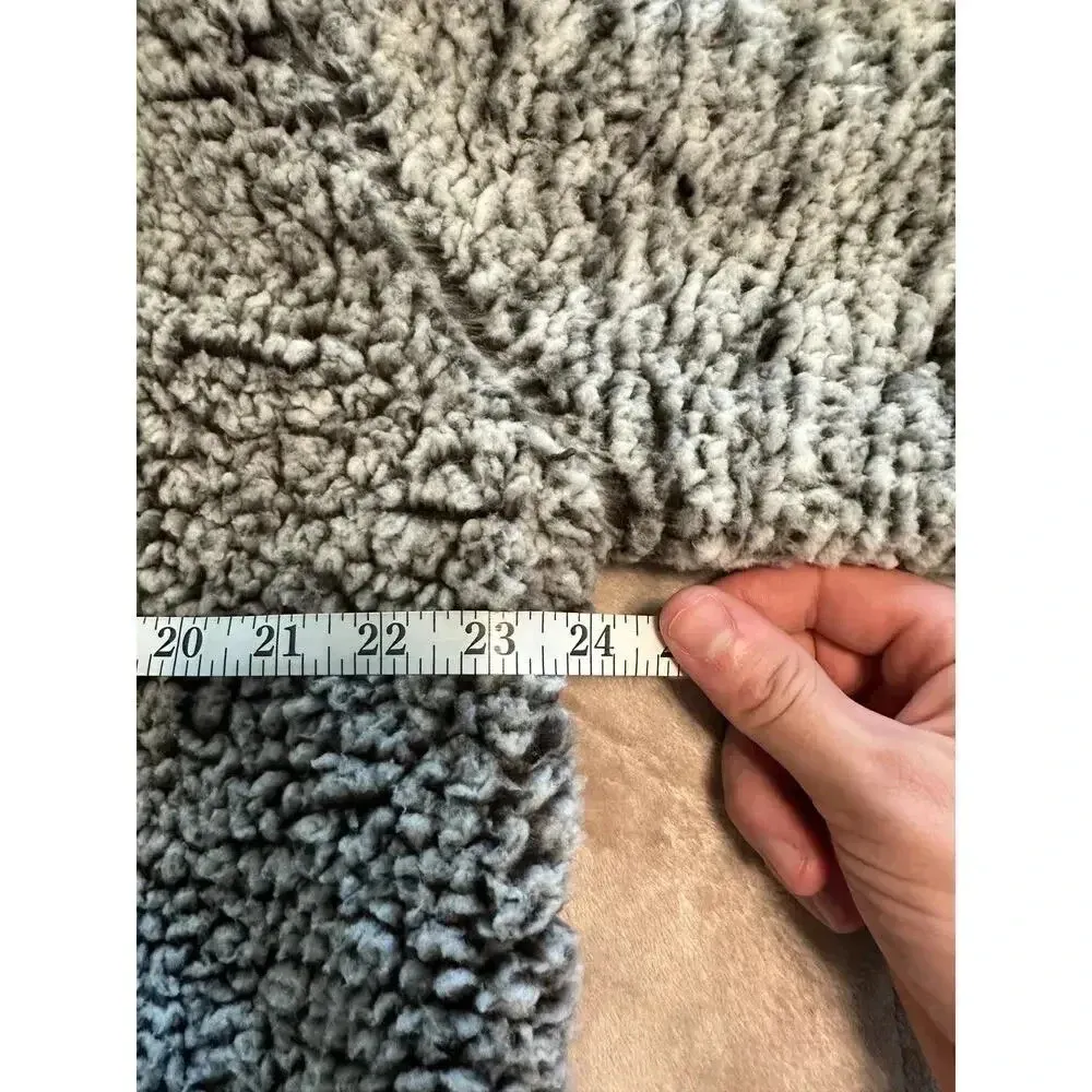 Altar'd State Full Zip Faux Fur Hooded Jacket Size Large Fuzzy Warm Made in USA - Image 6