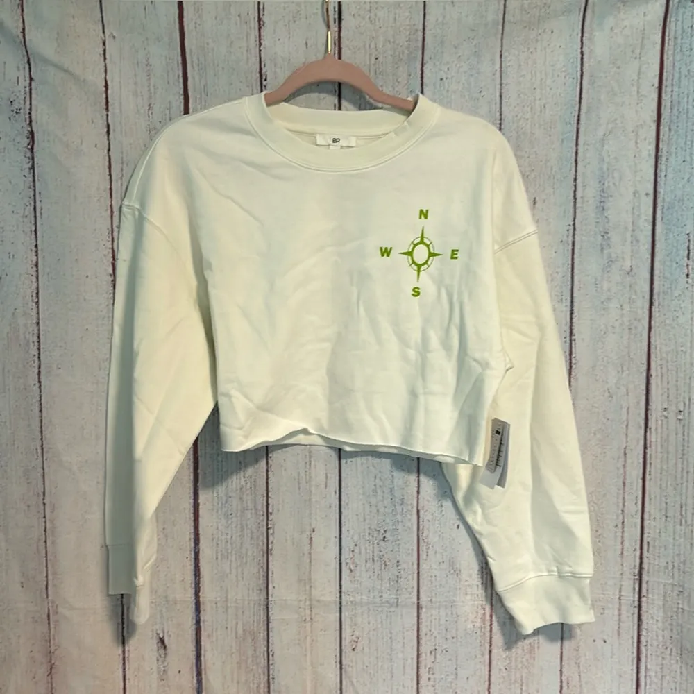 BP NWT  CROP ORGANIC COTTON SWEATSHIRT - Image 2