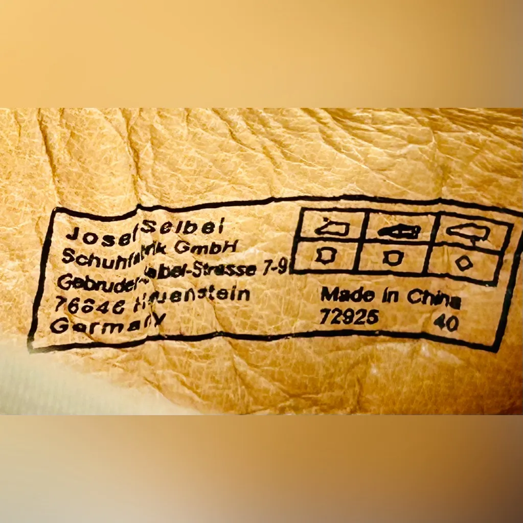 Josef Siebel Pippa Ballet Bow Flats Beige Quilted Leather Black Patent Toe sz 40 Tan - Image 10