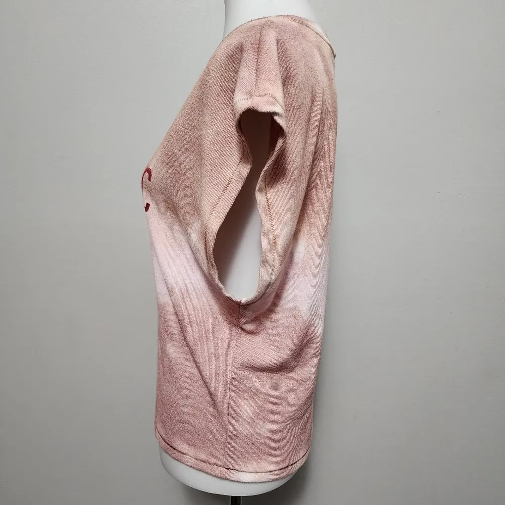 Free People Love Only Tee Lilac Dust Combo Boxy Dolman Tee Size XS - Image 4