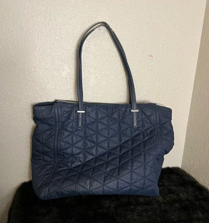 KATE SPADE WILSON ROAD BLACK QUILTED TOTE SHOULDER BAG - Image 3