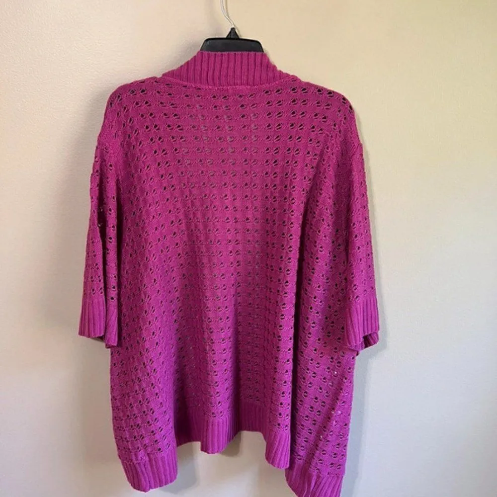 Lane Bryant size 26/28 purple cardigan - Image 3