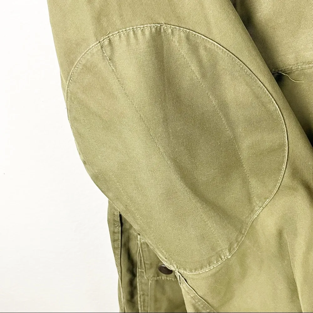 FURST OF A KIND Green Multiple Pocket Long Sleeves Button Utility Jacket Medium - Image 10