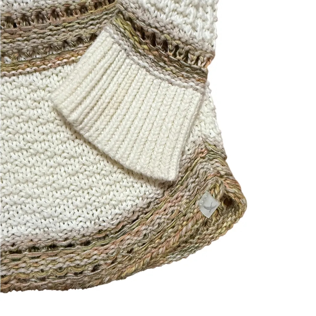 Eddie Bauer Open Chunky Knit Sweater Boho Coastal Chic Pullover Sz L Oversized - Image 9