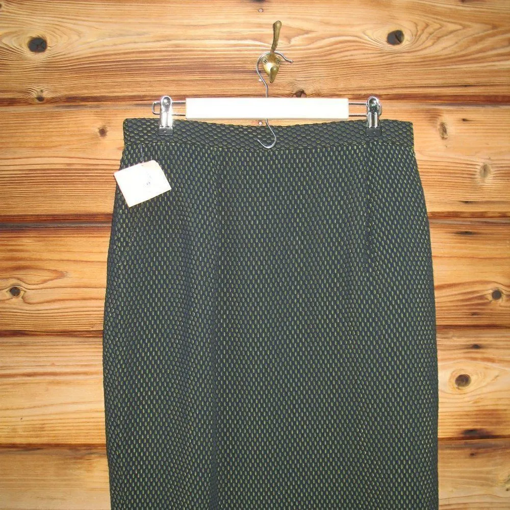 NWT Vintage 90s Navy Plus Size Skirt Suit Blue - Image 9