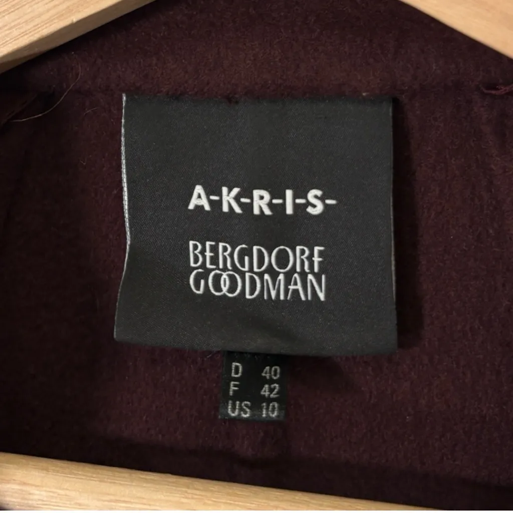 AKRIS Cashmere Single Breast Blazer Size 10 - Image 9