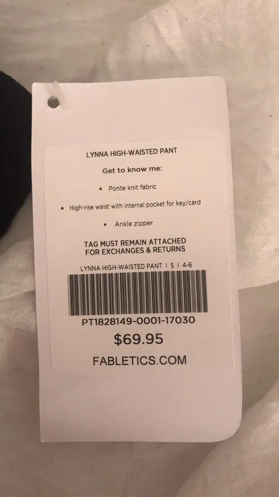 Fabletics High Waisted Black Leggings  - Image 6