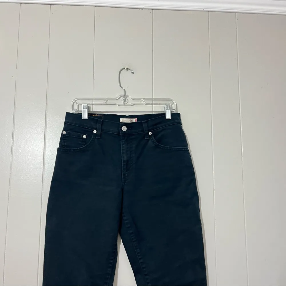 Levis 550  Relaxed Boot Cut  Jeans Womens Black Size 8s - Image 3