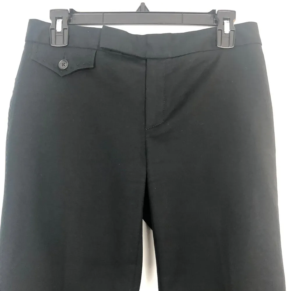 Banana Republic Martin Stretch Black Capri Pants Size 4 Workwear Casual - Image 3