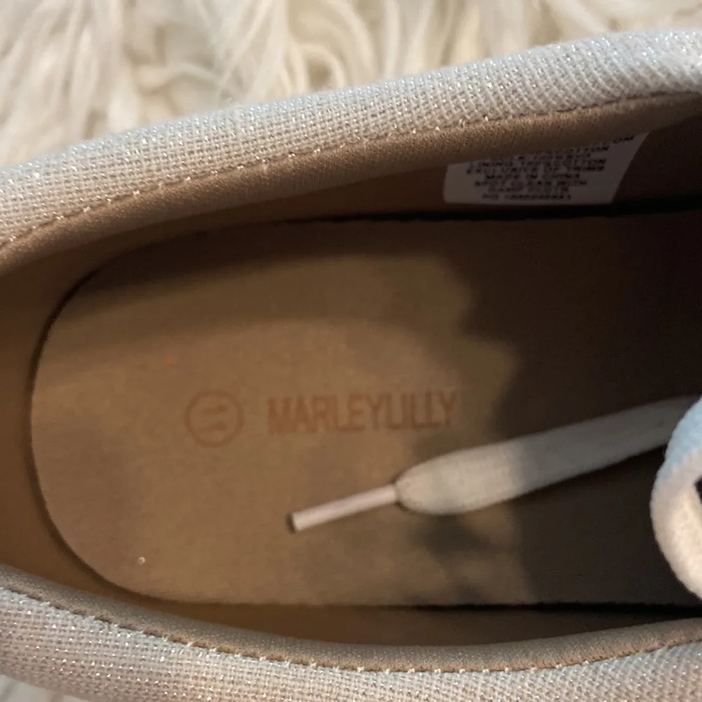 MARLEYLILLY SHOES size 11 brand new color silver with sparkling see all photos - Image 6