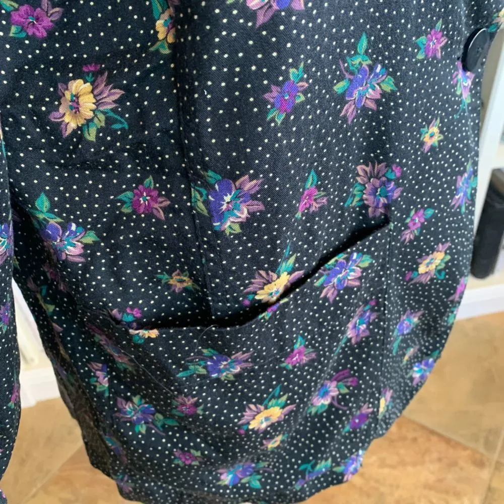 Vintage 90s Oversized Blazer Jacket One - Image 5