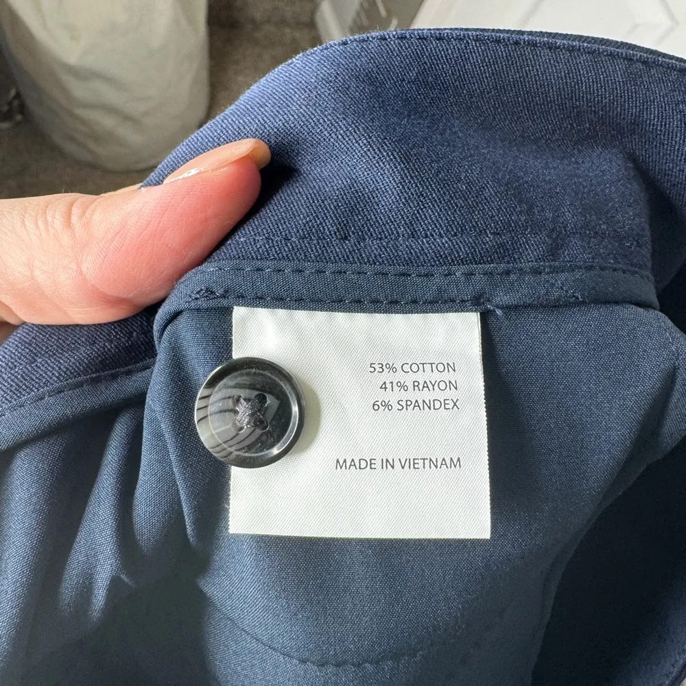 41 HAWTHORN Woman’s Navy Blue Trouser Pants Size 12 Career Wear Work Office - Image 4