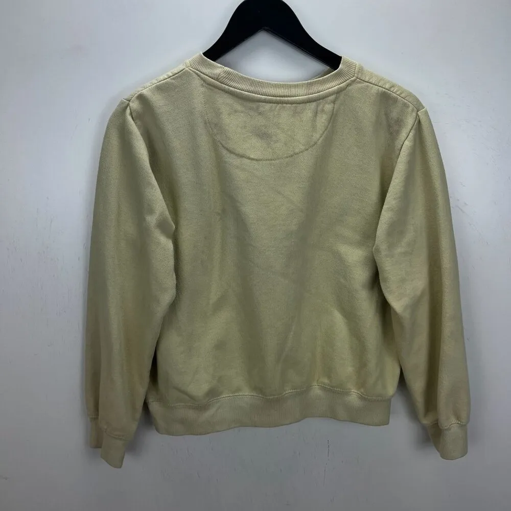 Oversized Rolling Stones Voodoo Lounge Sweatshirt Small 1994 Tour Yellow Graphic - Image 10