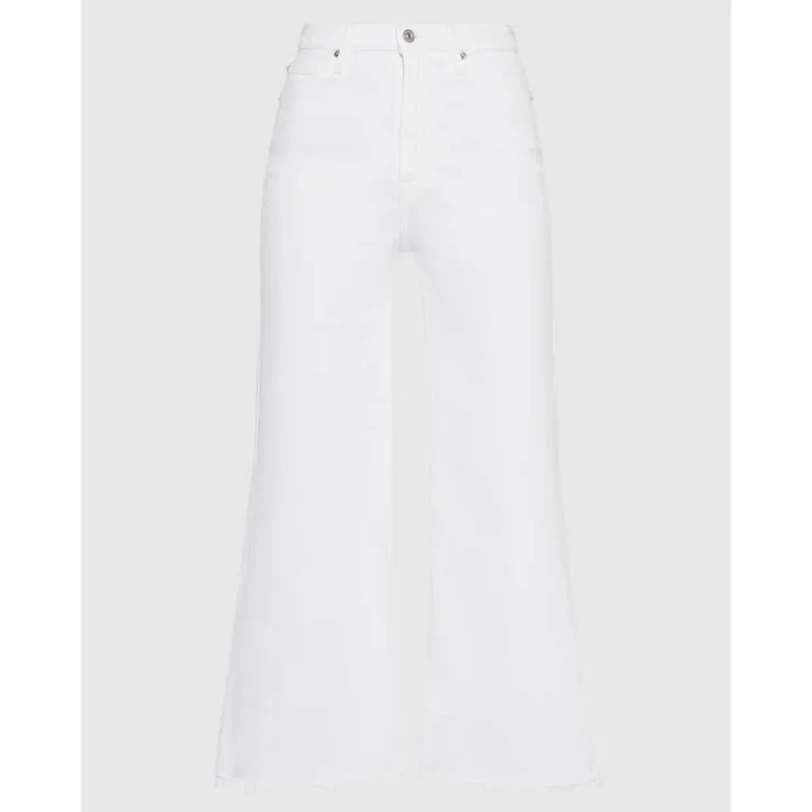 7 For All Mankind Luxe‎ Vintage Ultra High Rise Cropped Jeans Size 23 - Image 6