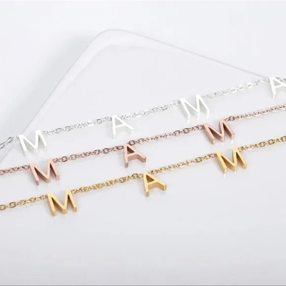 MAMA Necklace NIP Custom MADE Gold, Rose Gold, Or Silver $75 in boutique (1) - Image 5