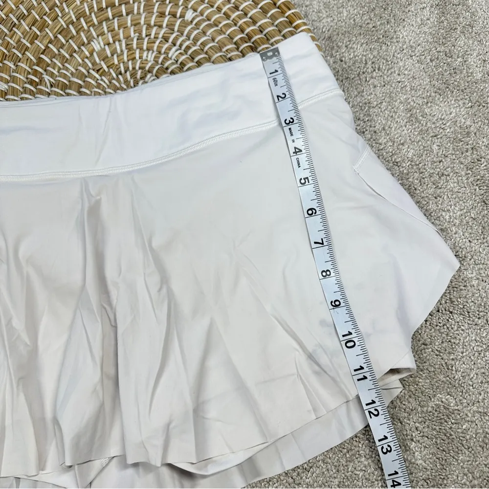 Women’s Quick Pace Skirt Skort 13" White Size 8 - Image 13