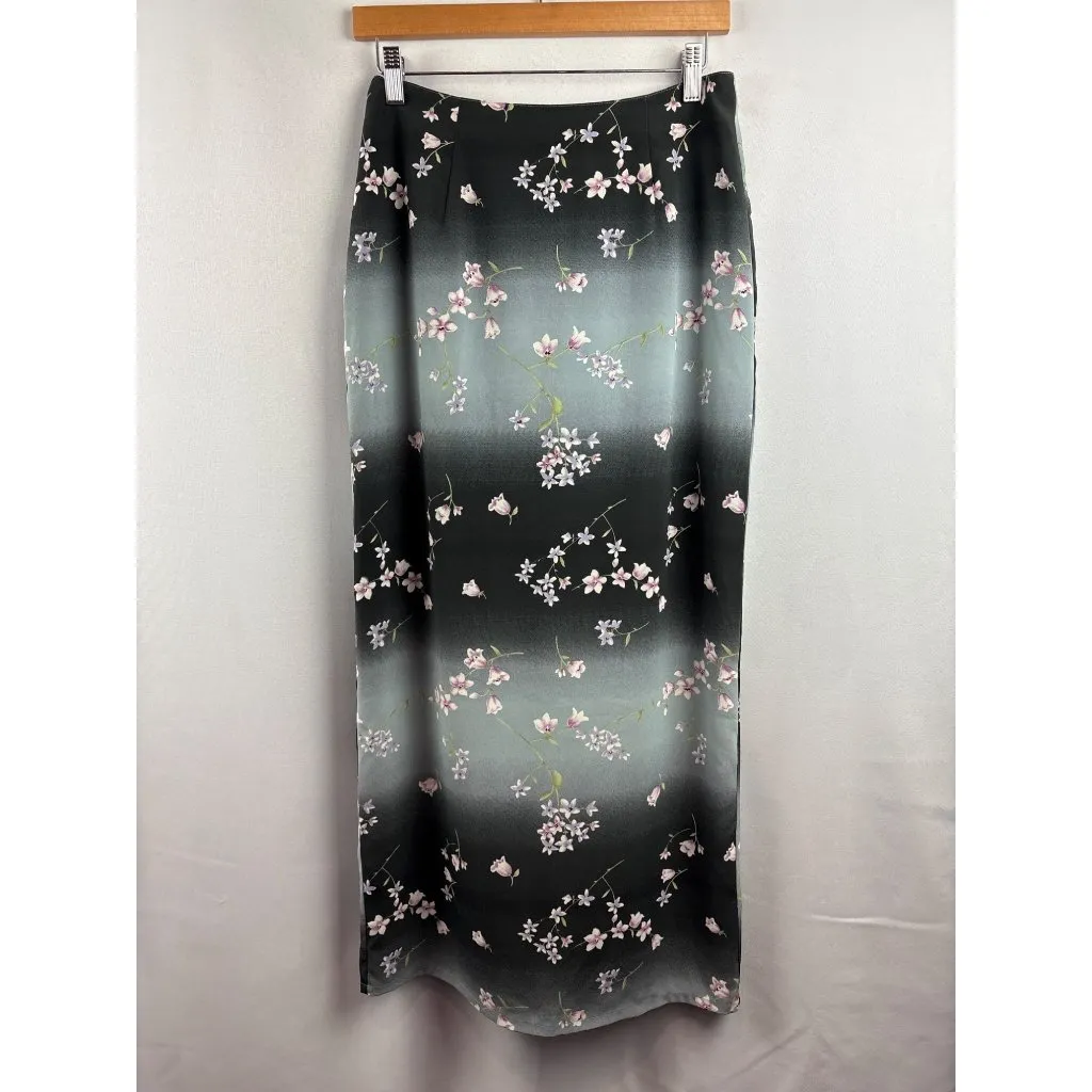 Jay Jacobs Womens Floral Gradient Skirt Size 7 Pink - Image 2