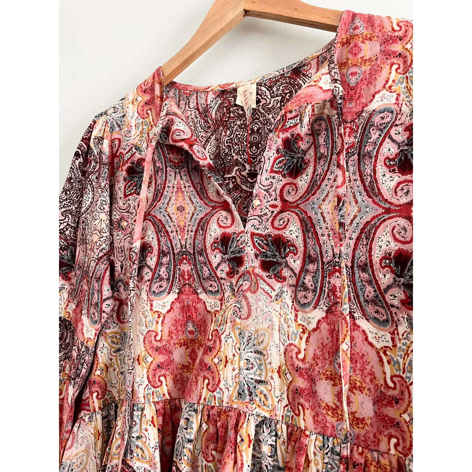 Anthropologie | Raga | Evalona Paisley Blouse | Sz XS - Image 6