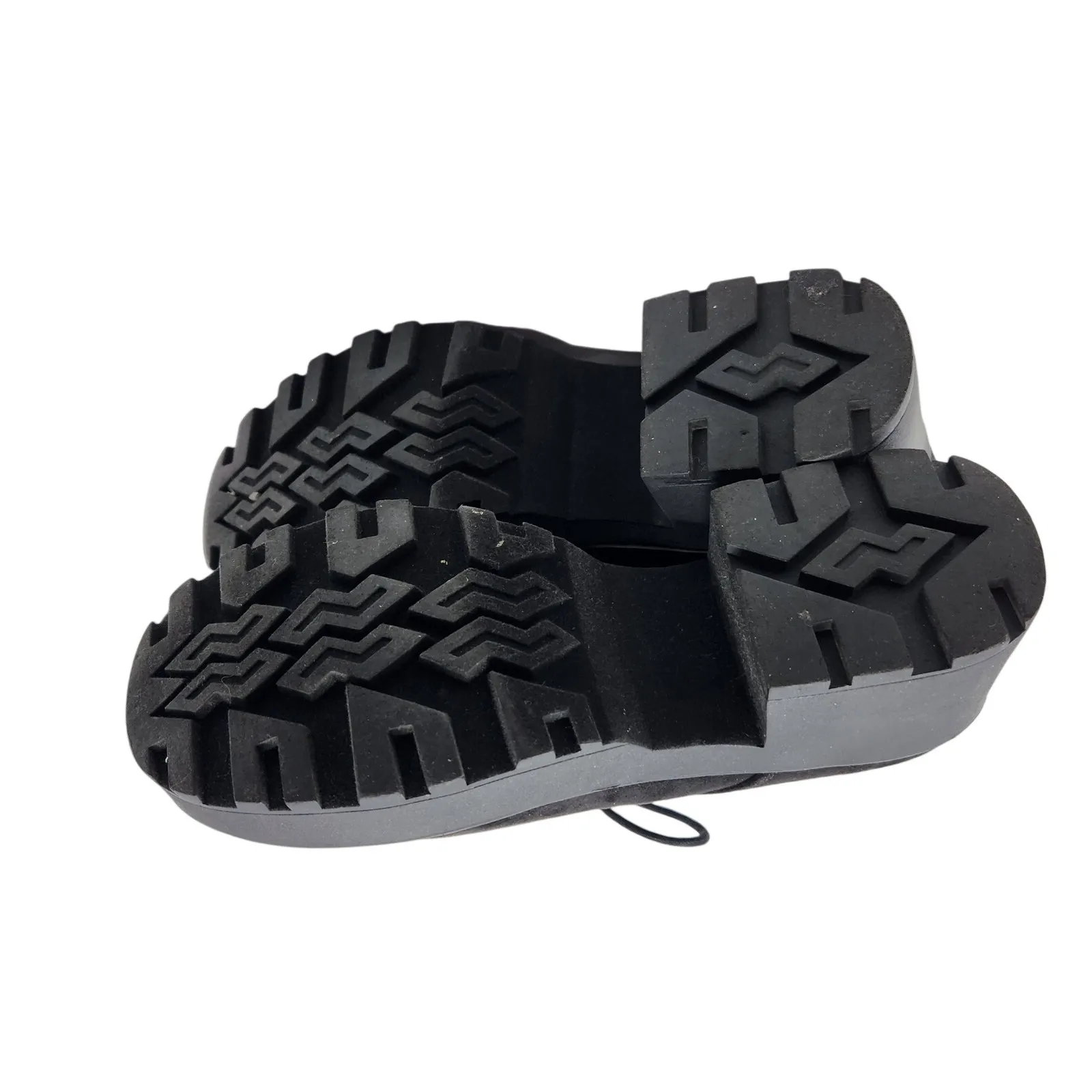 Soda Black Suede 90s Lace Up Chunky Platforms Boots Grunge Gothic Shoes Size 8 - Image 11