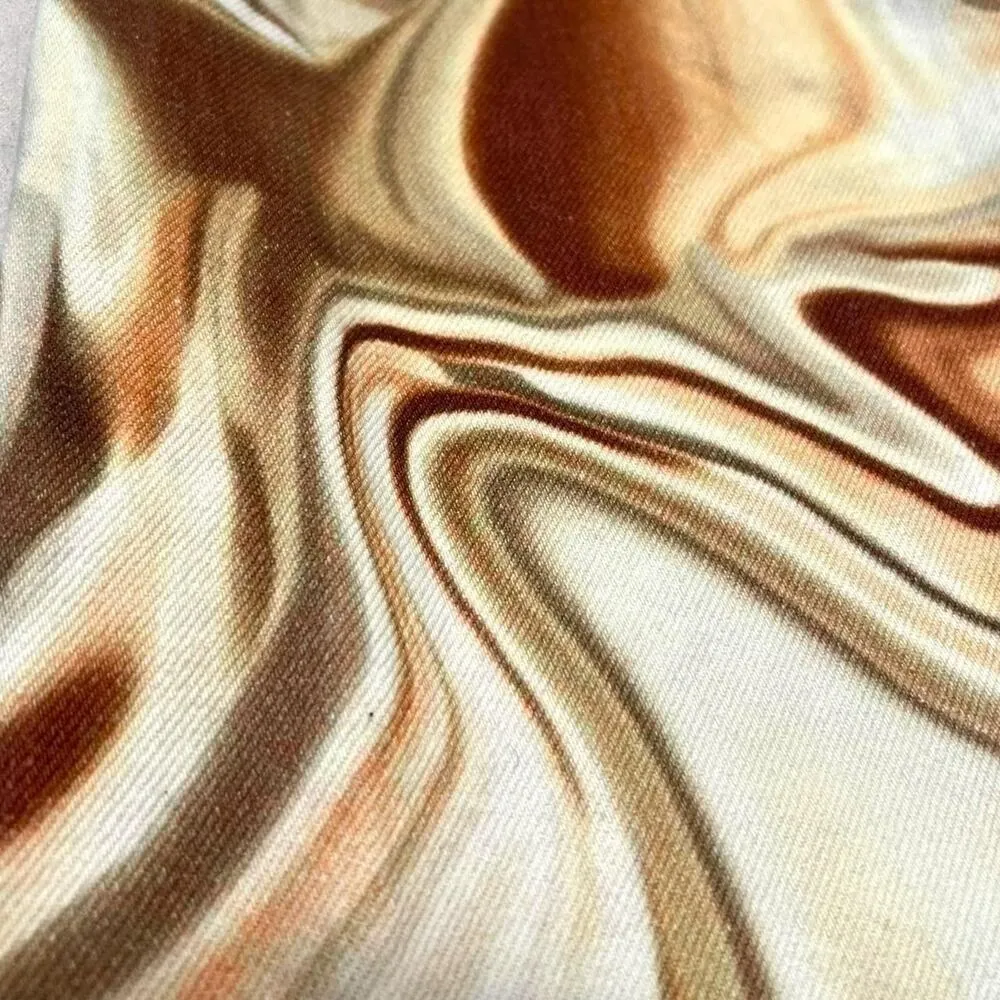 ★ Zara Mid Rise Marble Printed Jeans ★ - Image 3