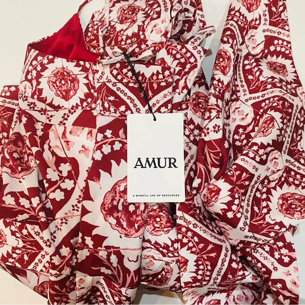 AMUR scarf asymmetrical dress NWT - Image 10