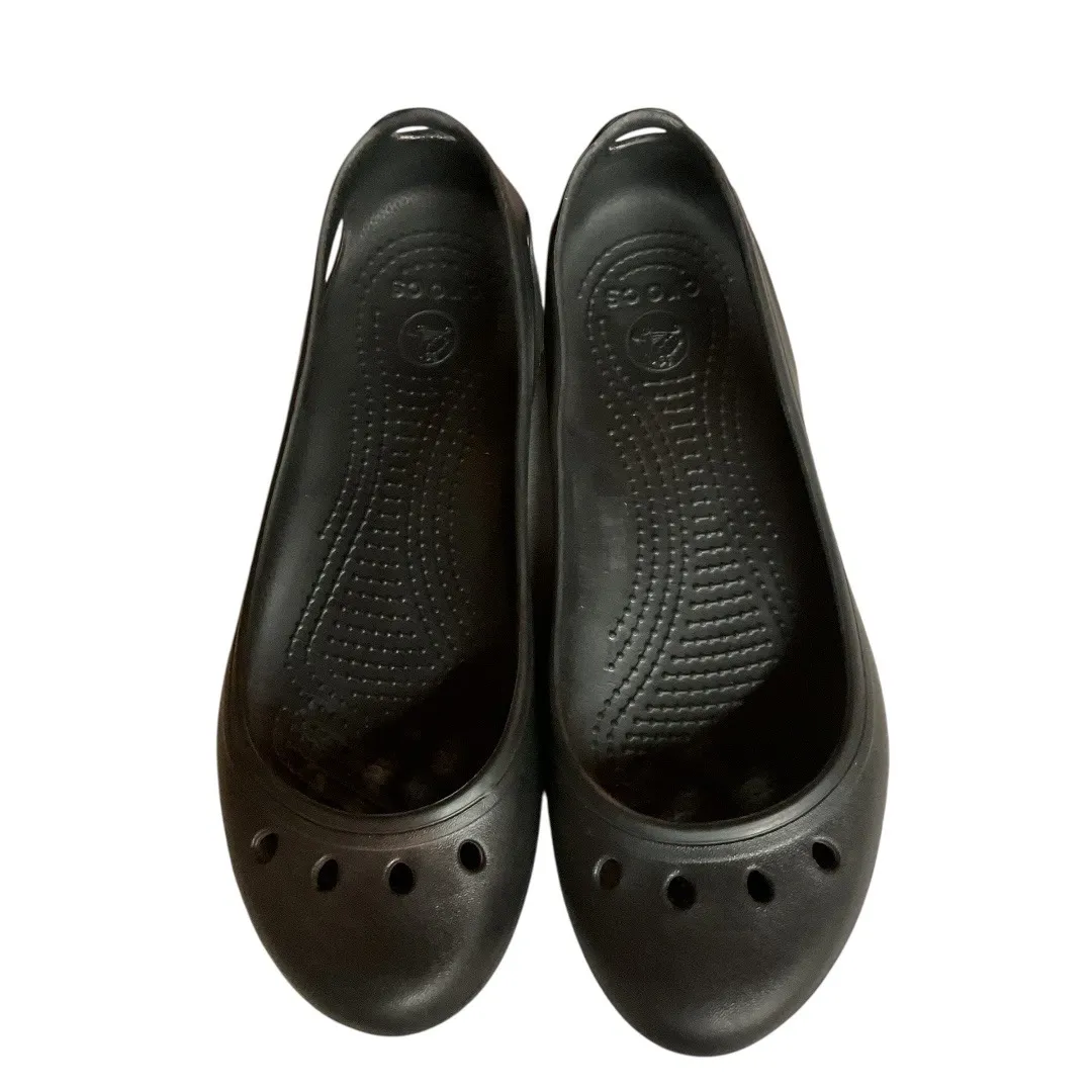 Crocs Women's Kadee Ballet Flats Slip On Closed Toe Comfort Shoes Black‎ Size 7 - Image 5