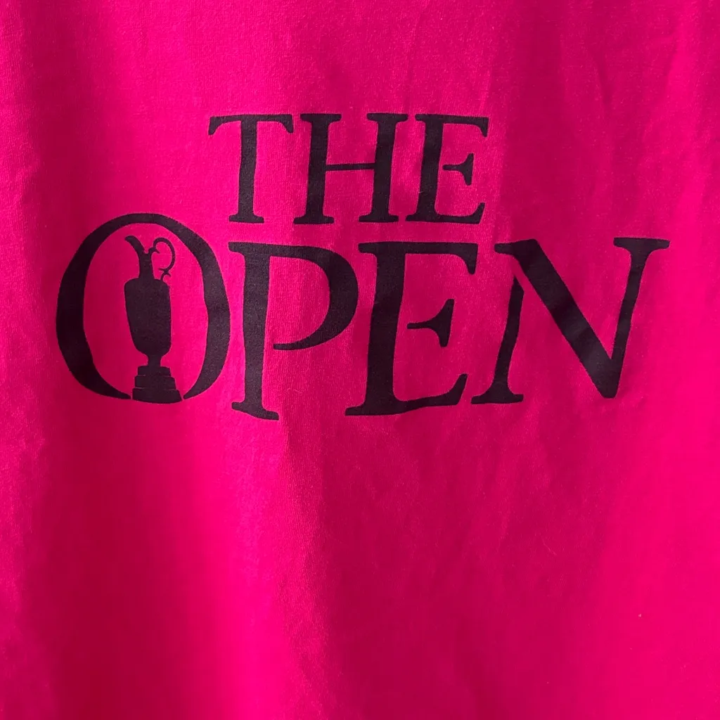 The Open Bright Pink T - Image 2
