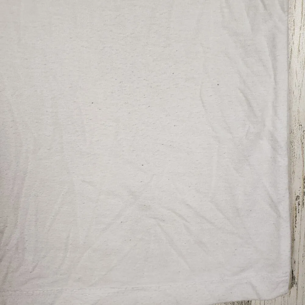 BP White Short Sleeve Scoop Neck Thin Lightweight T-Shirt Women's Size Small - Image 10