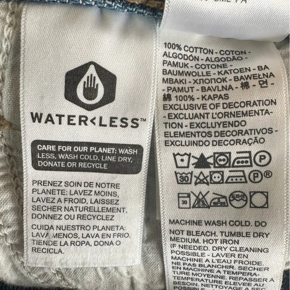 Levi’s High Waisted Mom Jeans Distressed Women’s 25 Straight Leg Cotton - Image 8