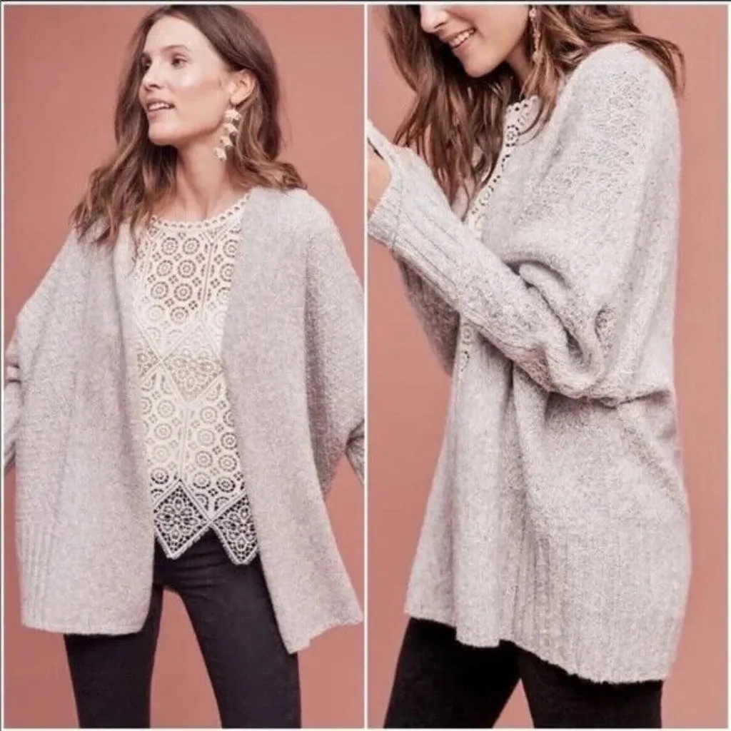 Anthropologie Angel Of The North Chauvet Cardigan‎ Sweater XS Knit Open - Image 2