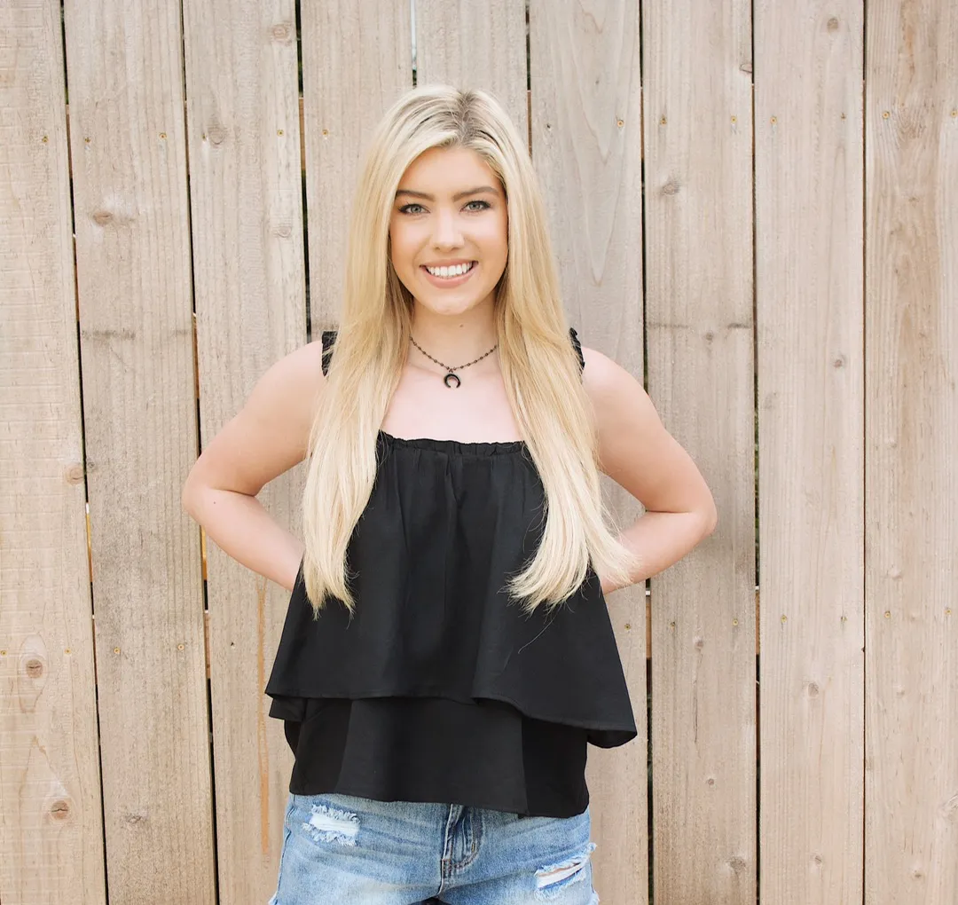 black ruffle top new!! - Image 2