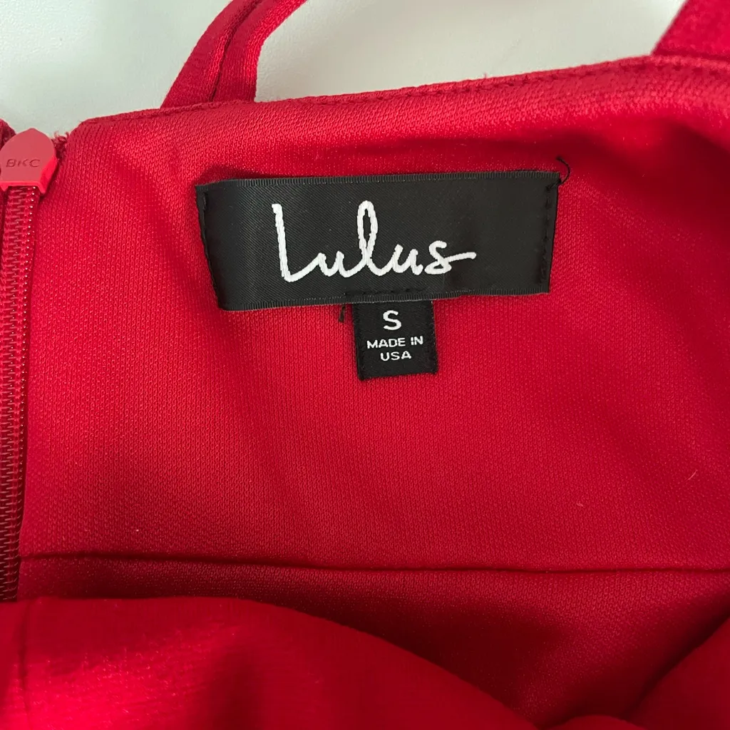 Lulus Red Sleeveless Fit & Flare Mini Dress – Perfect for Cocktail or Date Night - Image 8