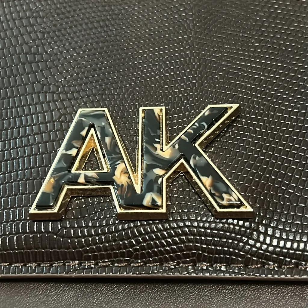 Anne Klein Lizard/Smooth Polyurethane/Soft Grain Shoulder Bag Chain‎ Strap - Image 2