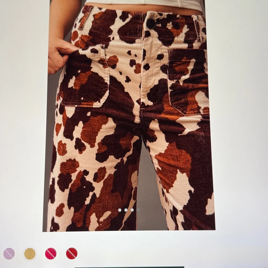 Maeve 🤎🤍Brown and Cream corduroy Colette - Image 4