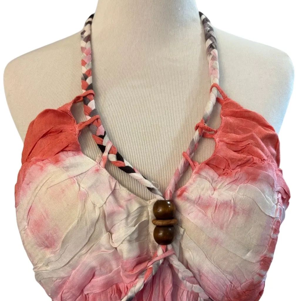 NWT Chaudry KC Boho Maxi Dress Tie - Image 3